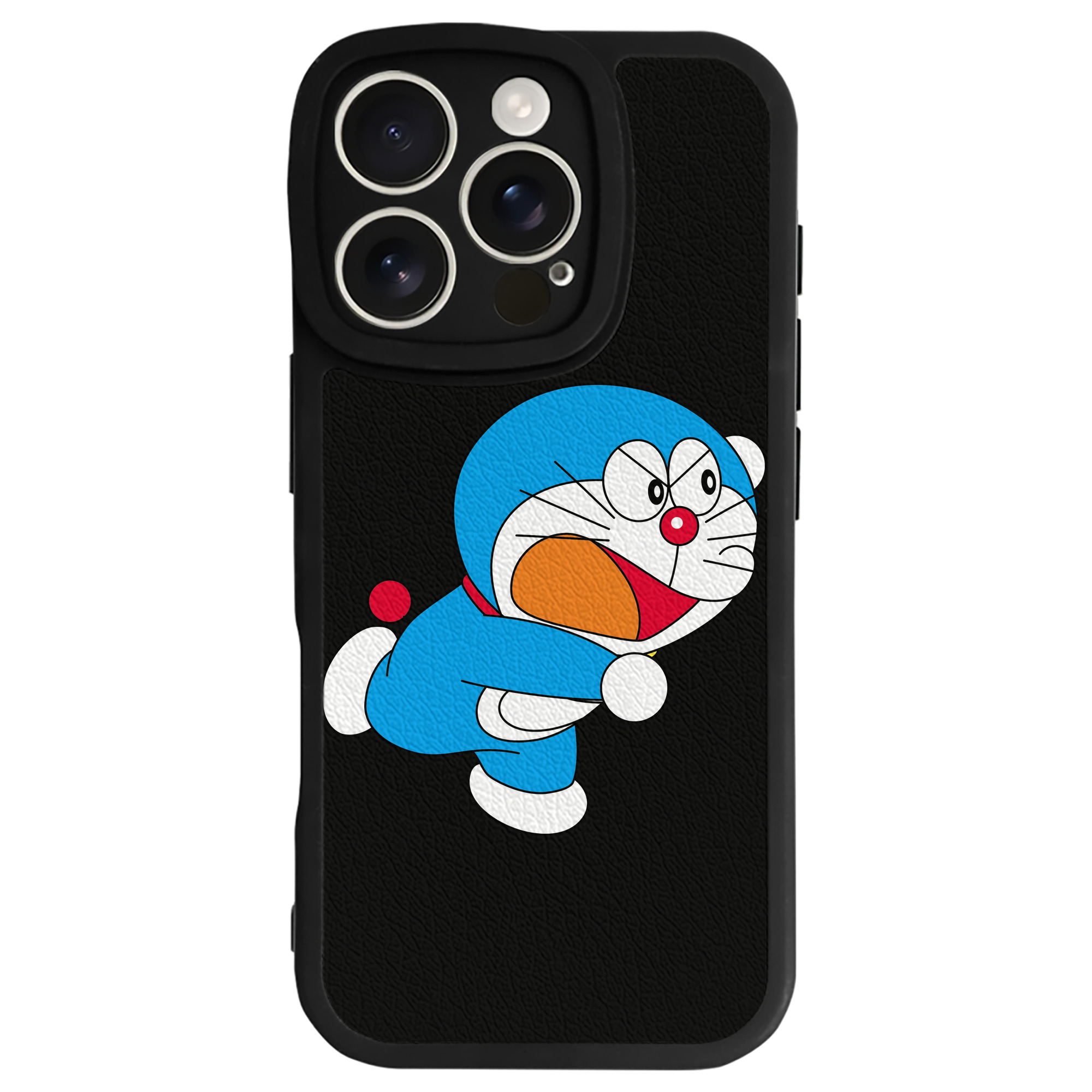 （画像用） ドラえもん Doraemon 【iPhone 16シリーズ対応】シリコンスマホケース（レザー調） 材質：シリコン